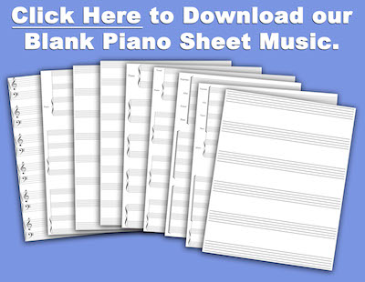 blank piano sheet music button