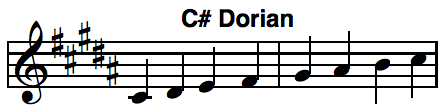 C Sharp Dorian