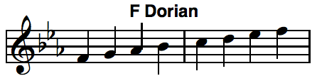 F Dorian